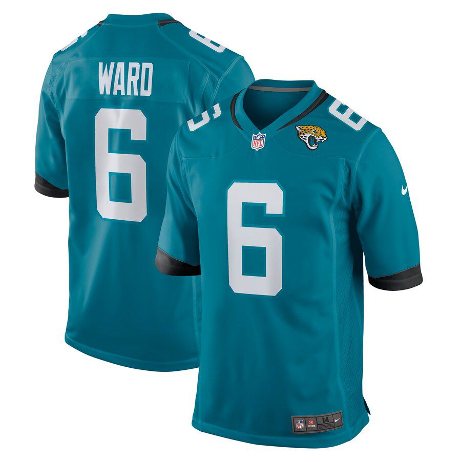 Men Jacksonville Jaguars #6 Jihad Ward Nike Green Game Player NFL Jersey